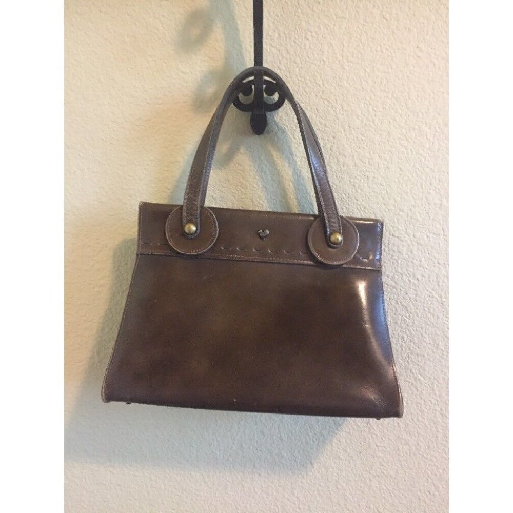 VINTAGE Jean Fogel Leather Purse - Picture 2 of 12